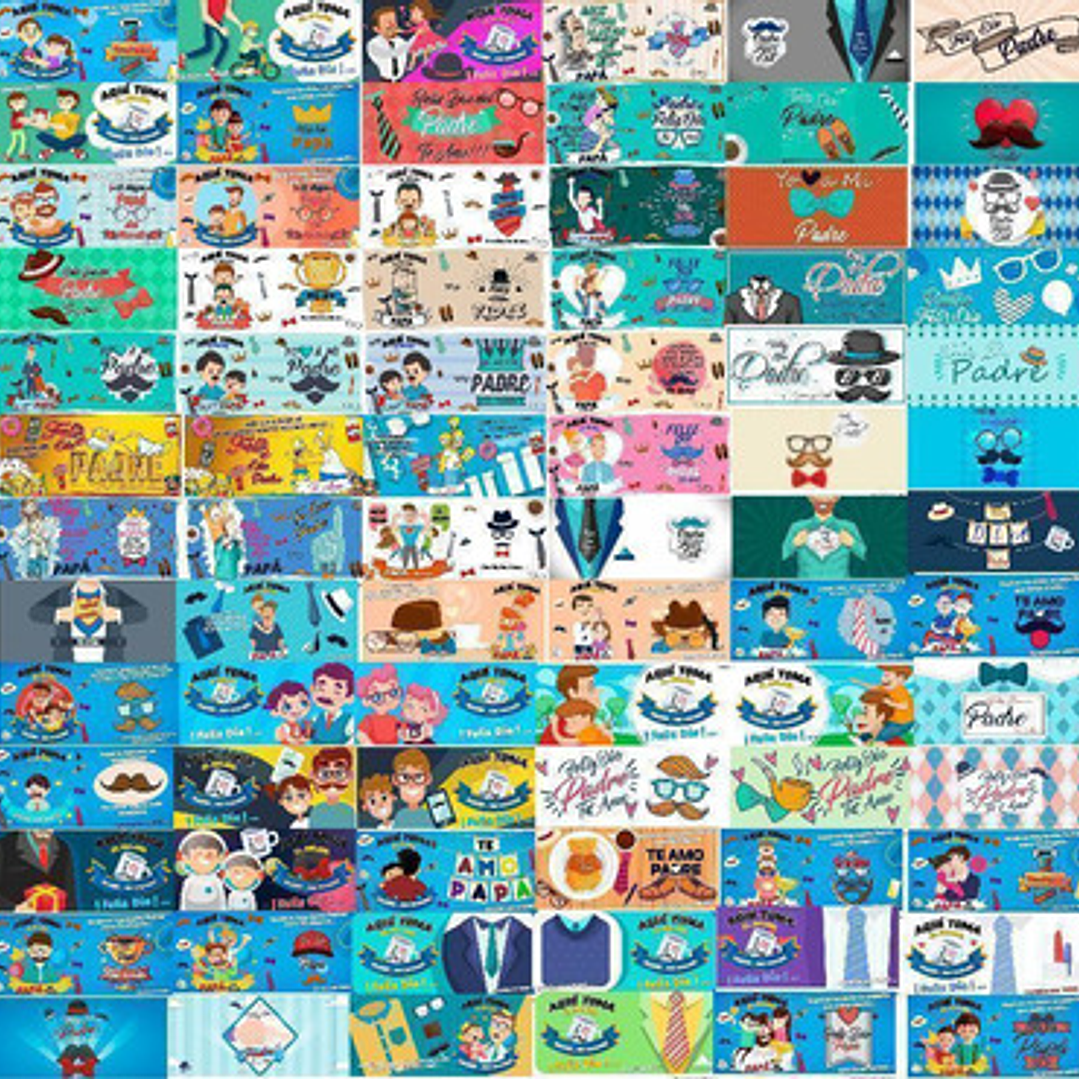 + 100 Diseños Plantillas Día Del Padre Editable Psd 2