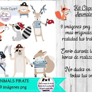 Cliparts Imagenes Png Animals Pirate Animales Piratas