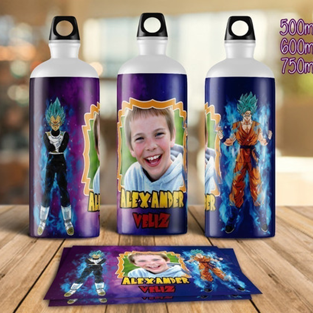 Plantillas Sublimación Botellas Termos - Diseños Infantiles 7