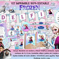 Kit Imprimible Candy Bar Frozen Modelo 2 - 100% Editable - Miniatura 1