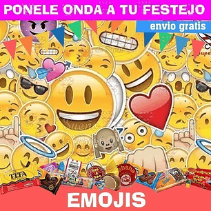 Kit Imprimible Emojis Emoticones Editable