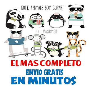 Pack Imagenes Tiernos Animalitos Animalito Varon + Regalo A1