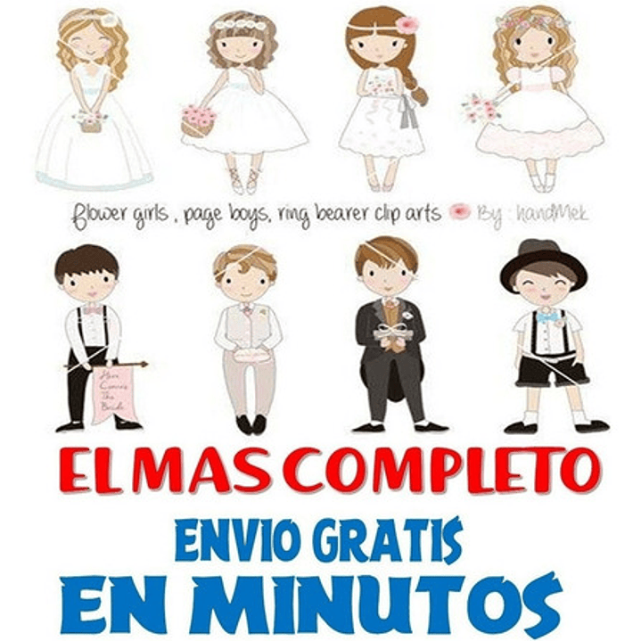 Pack Imagenes Chicas Chicos Casamiento Boda + Regalo A1 1