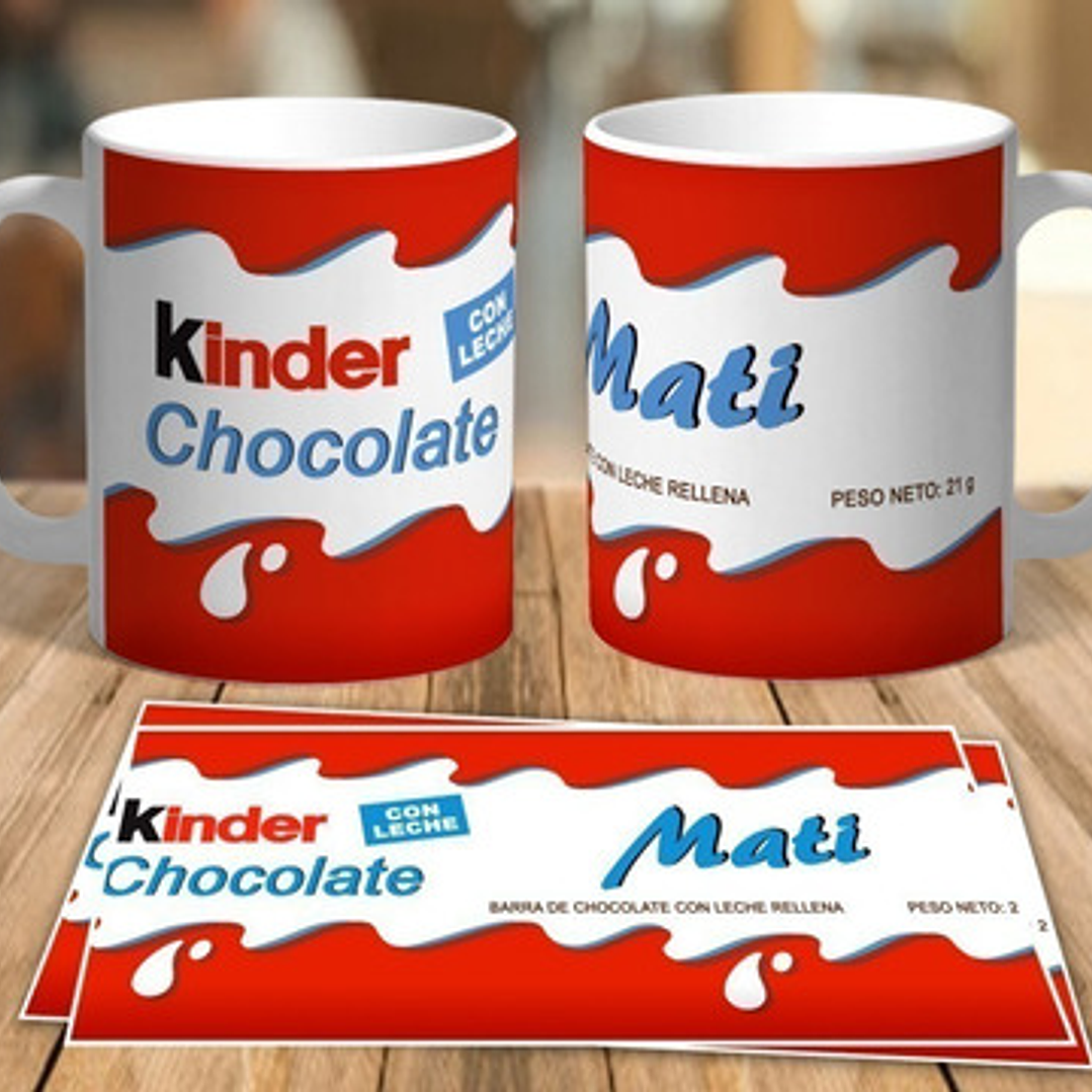 Pack #1 Plantillas Sublimación Tazas - Golosinas / Psd 7