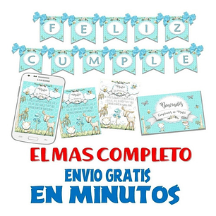 Kit Candy Bar Animalitos Bosque Encantado Romantico Nene