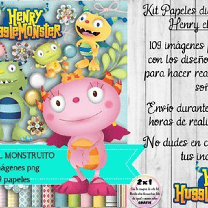 Papeles Fondos Y Cliparts Imagenes Png Henry El Monstruito 1