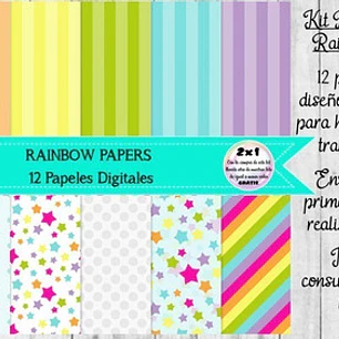 Rainbow Papers Papeles Arco Iris 1