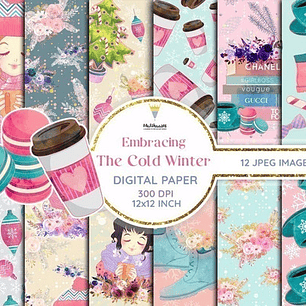 Papeles Digitales Frio Invierno M17