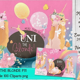 Cliparts Imagenes Png Unicornios Rubios P31