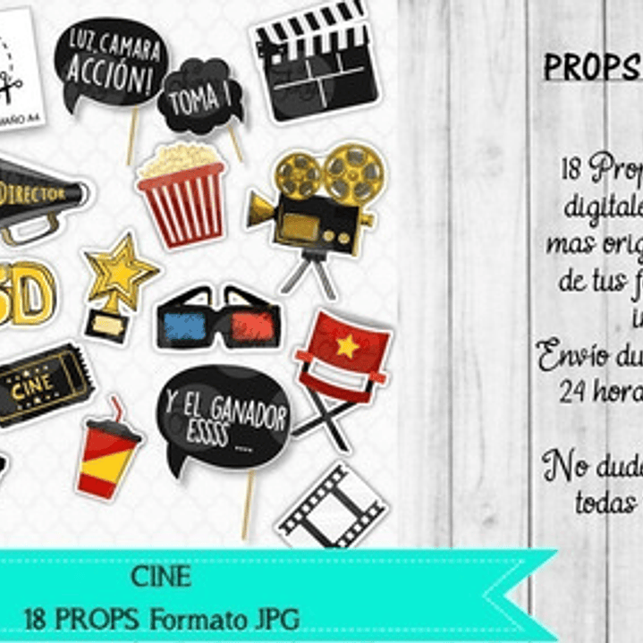 Cine - 18 Props Photobooth Jpg 1