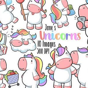 Cliparts Imagenes Png Unicornios De Colores Pasteles Jk76