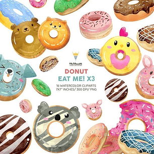 Cliparts Imagenes Png Donuts Donas M13
