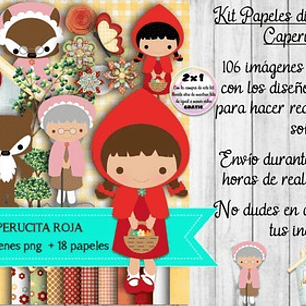 Papeles Fondos Y Cliparts Imagenes Png Caperucita Roja