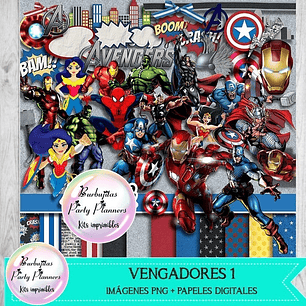 Papeles Digitales Y Cliparts Png Vengadores 1