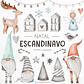 Cliparts Imagenes Png Navidad Gnomos Acuarela Ni1 - Miniatura 1