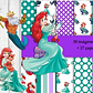Cliparts Y Papeles Ariel La Sirenita Kit Imprimible - Miniatura 1
