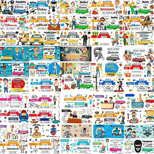 180 Profesiones Aquí Toma El Mejor Sublimacion Tazas