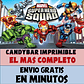 Kit Imprimible Candy Bar Marvel Squad Héroes El Mas Completo - Miniatura 1
