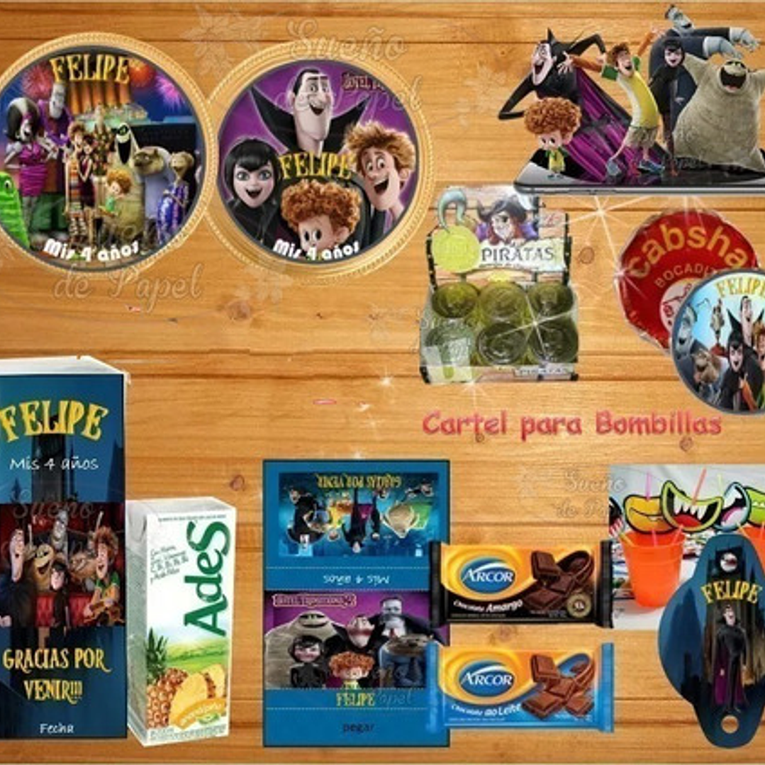 Kit Imprimible Hotel Transylvania 3 Editable 6