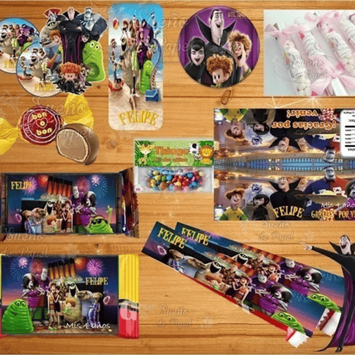 Kit Imprimible Hotel Transylvania 3 Editable 9