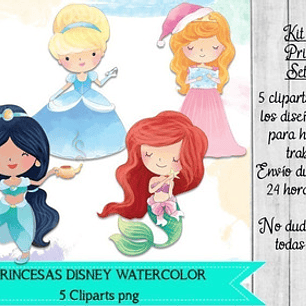 Cliparts Imagenes Png Princesas Disney 1 Watercolor Acuarela