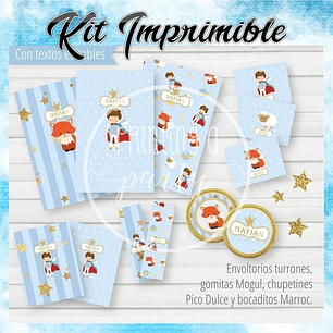 Kit Imprimible Candy Bar El Principito El Más Completo