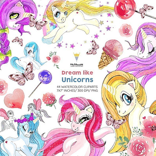 Cliparts Imagenes Png Unicornios M15