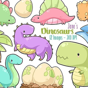 Cliparts Imagenes Png Dinosaurios De Colores Pasteles Jk2