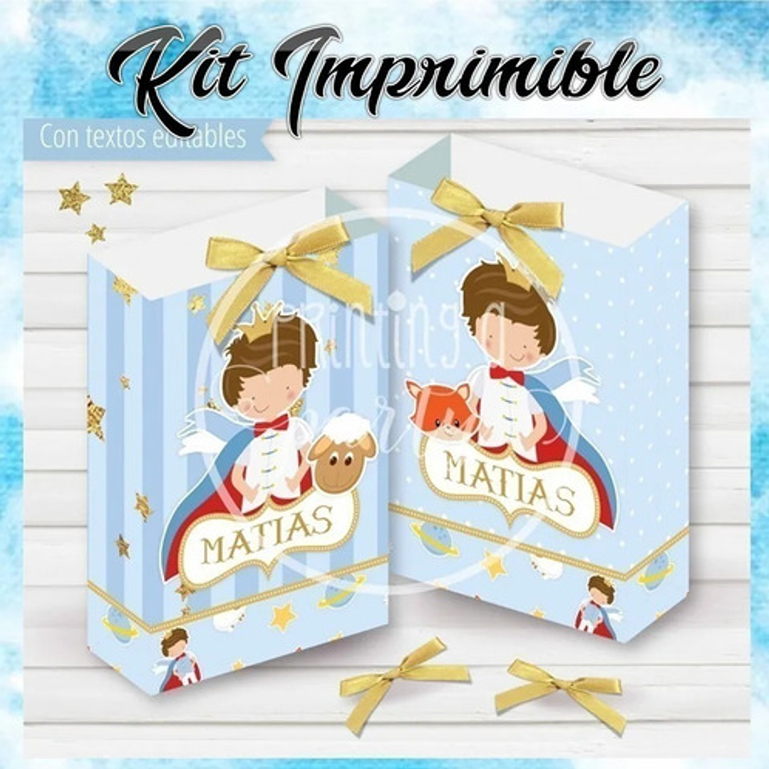 Kit Imprimible Candy Bar El Principito El Más Completo 4