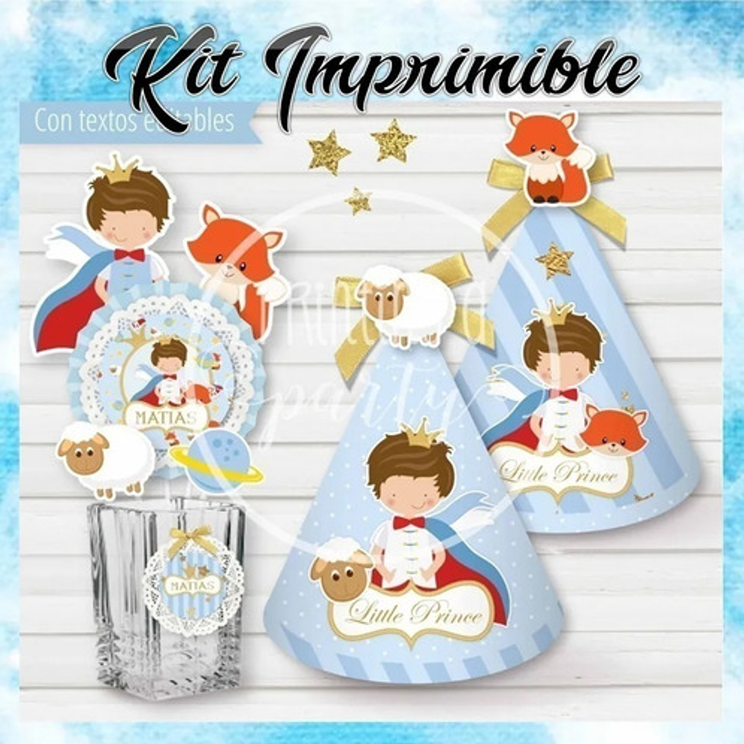 Kit Imprimible Candy Bar El Principito El Más Completo 5