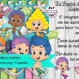 Papeles Fondos Y Cliparts Imagenes Png Bubble Guppies