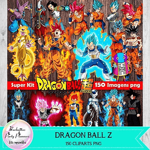 Cliparts Png Digitales Dragon Ball Z Kit Imprimible