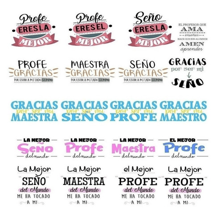 1500 Vectores Frases: Vinilos Sublimacion Tazas Plotter 5