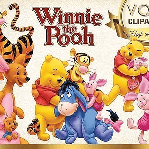 Kit Imprimible Winnie Pooh 3 - 36 Imagenes Png 