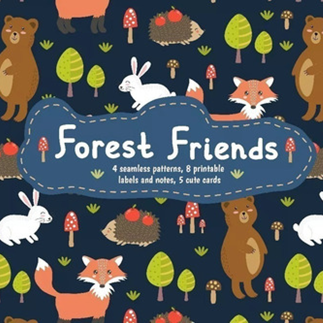 734 Vectores Y Diseños Infantiles Illustrator Animales Niños 5