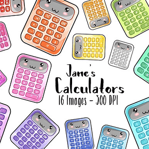 Cliparts Imagenes Png Calculadoras Pasteles Acuarelas Jk11