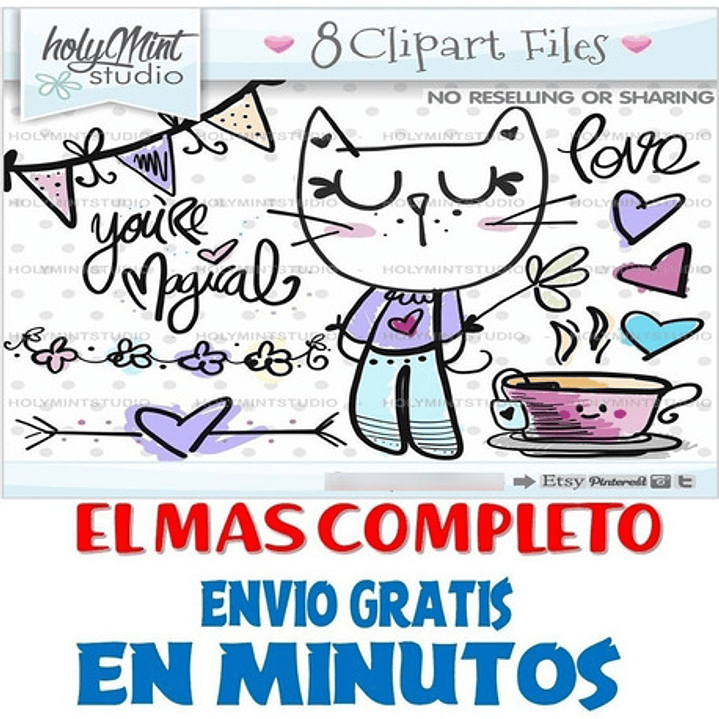 Pack Imágenes Hd Clipart Adorable Gatito De Pie Caperuza 2