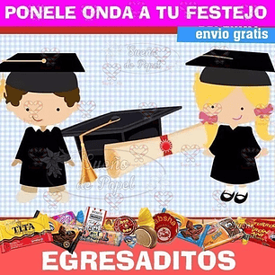 Kit Imprimible Egresados Jardin Egresaditos Editable