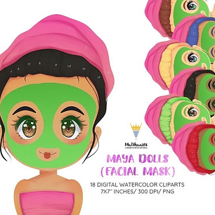 Cliparts Imagenes Png Spa Mascaras Faciales M19