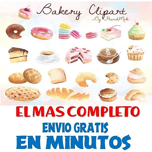 Pack Imagenes Dulces Panaderia Dona Merienda + Regalo A1
