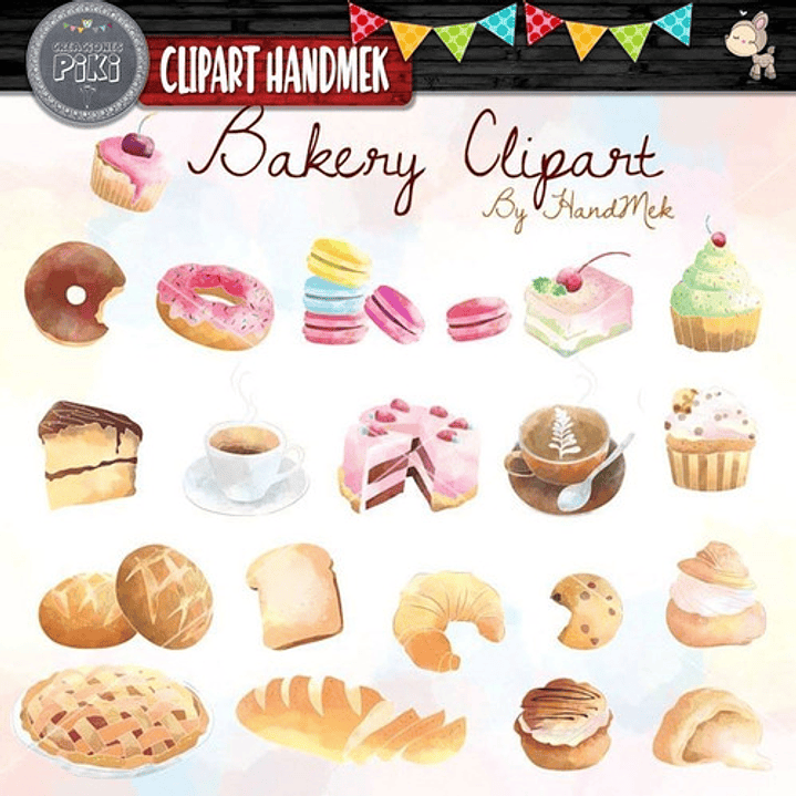 Pack Imagenes Dulces Panaderia Dona Merienda + Regalo A1 3