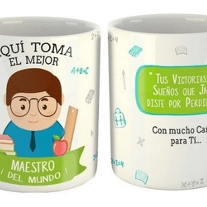 + De 60 Plantillas Sublimación Tazas - Día Del Maestro 7