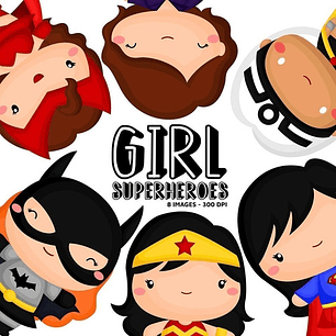 Cliparts Imagenes Png Superchicas Superheroinas D16