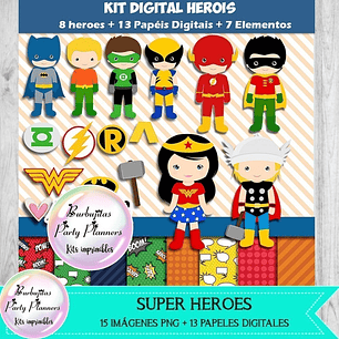 Papeles Digitales Y Cliparts Png Super Heroes