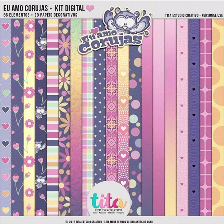 Imagenes Png Y Papeles Digitales Lechuzas Violetas T6 4