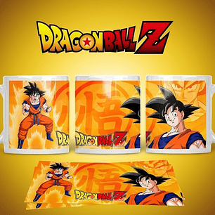 Kit Diseños Plantillas Tazas Dragon Ball Z Sublimación M3