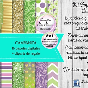 Papeles Fondos Digitales Campanita Tinkerbell