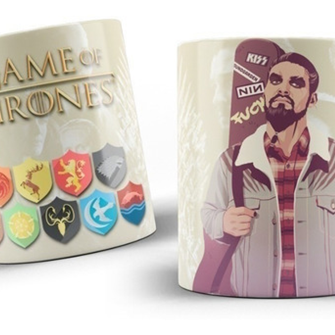 Kit Diseños Plantillas Tazas Game Of Thrones Sublimación 3
