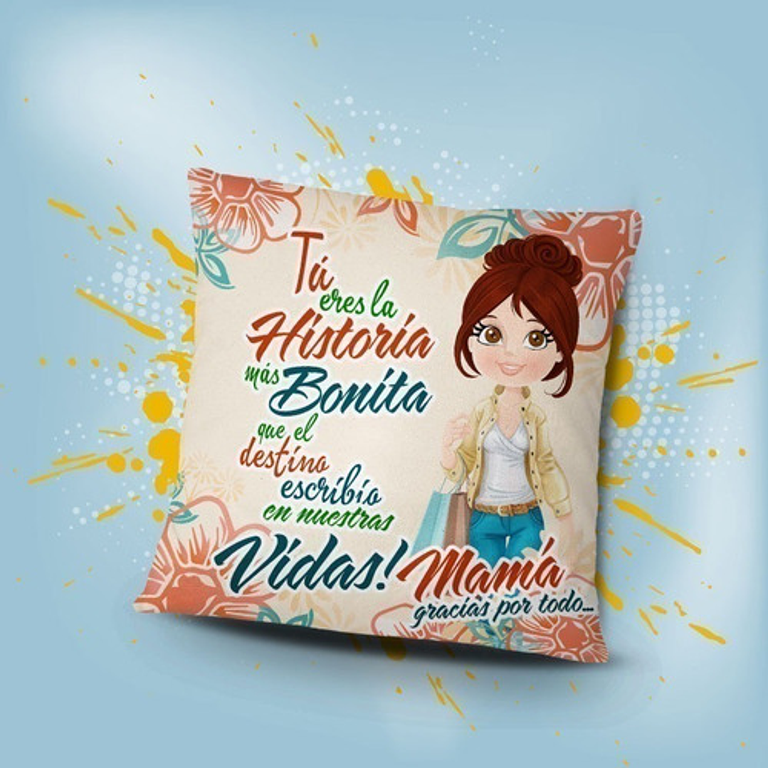 18 Plantillas Día De La Madre Almohadas Sublimación Psd 4