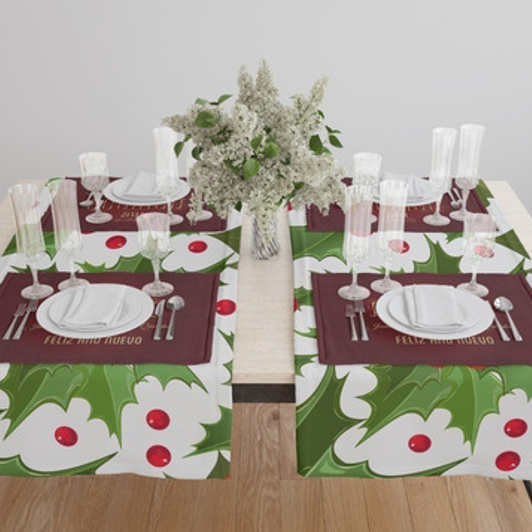 Pack De Texturas Para Manteles Navidad Sublimación M25 7